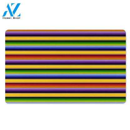 Serape Baja Door Mat