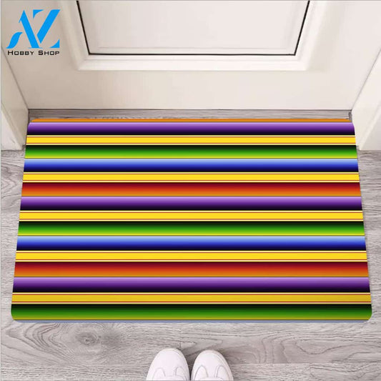 Serape Baja Door Mat