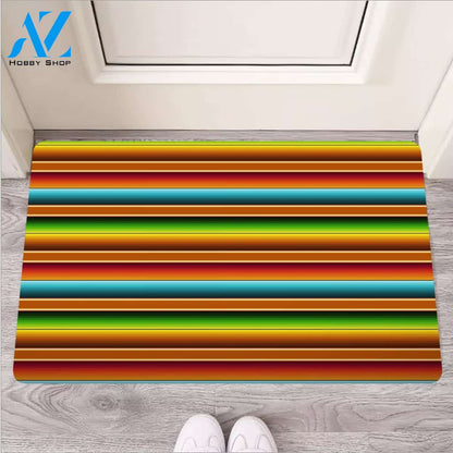 Serape Print Door Mat