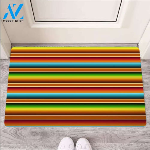 Serape Print Door Mat