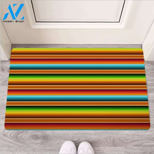 Serape Print Door Mat