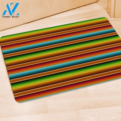 Serape Print Door Mat