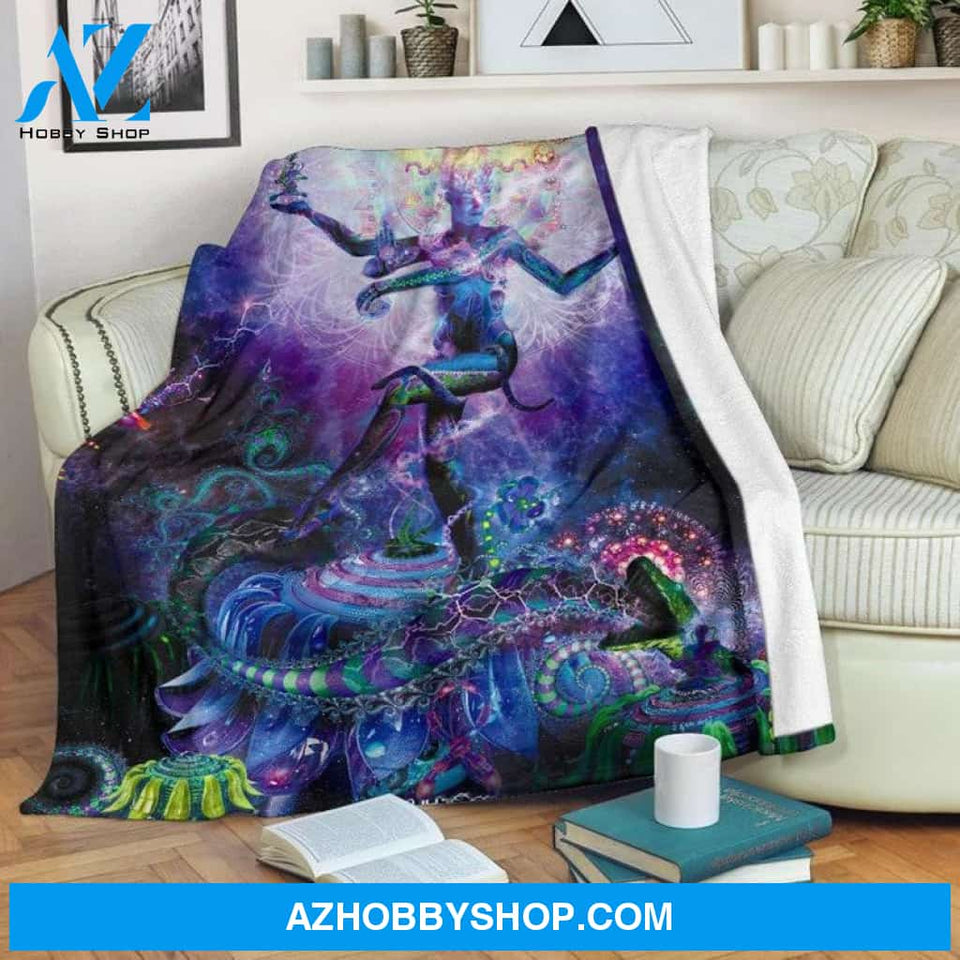 Serpentine Apotheosis Dancing Shiva Blankets ,Christmas Gifts, Blanket For Daughter
