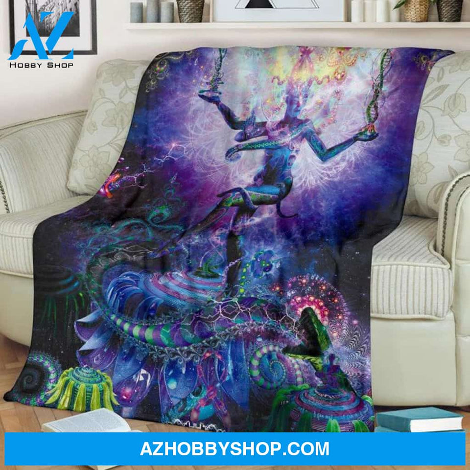 Serpentine Apotheosis Dancing Shiva Blankets ,Christmas Gifts, Blanket For Daughter