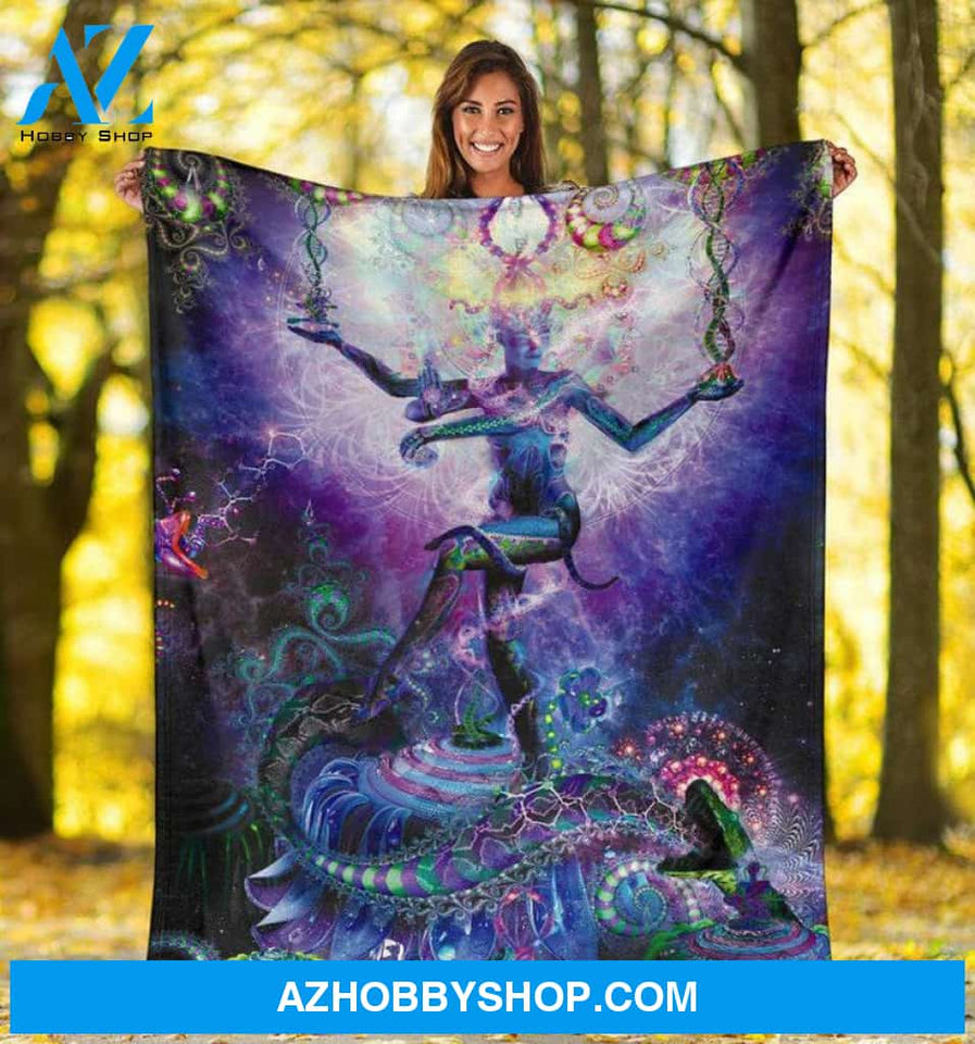 Serpentine Apotheosis Dancing Shiva Blankets ,Christmas Gifts, Blanket For Daughter