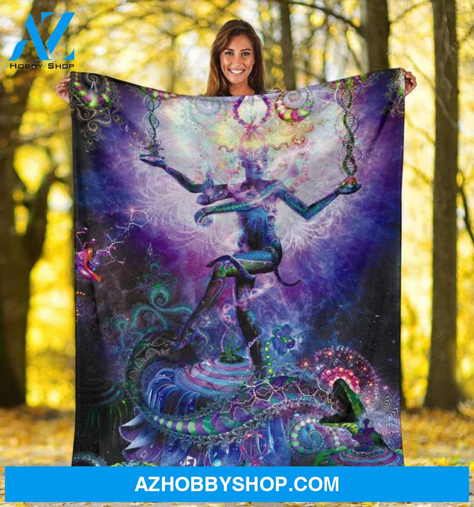 Serpentine Apotheosis Dancing Shiva Blankets ,Christmas Gifts, Blanket For Daughter