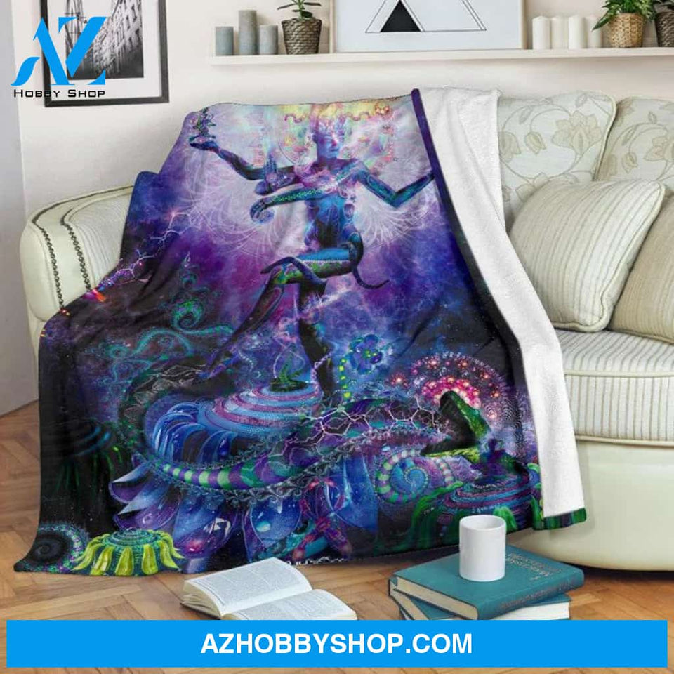 Serpentine Apotheosis Dancing Shiva Blankets ,Christmas Gifts, Blanket For Daughter