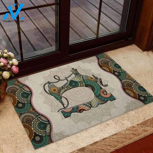 Sewing Mandala Doormat | Welcome Mat | House Warming Gift