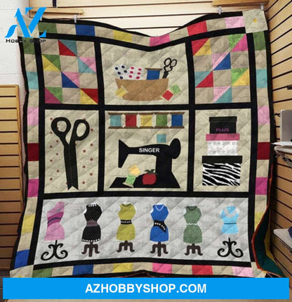 Sewing - Singer Blanket Gift For Sewer Tailors Designer Friend 
