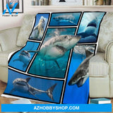 Shark 3D For Fan Blanket,  Gift For Fan, Blanket For Kid
