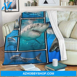 Shark 3D For Fan Blanket,  Gift For Fan, Blanket For Kid