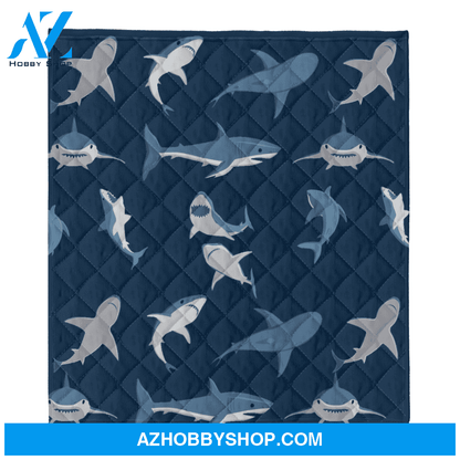 Shark Action Fleece Blanket
