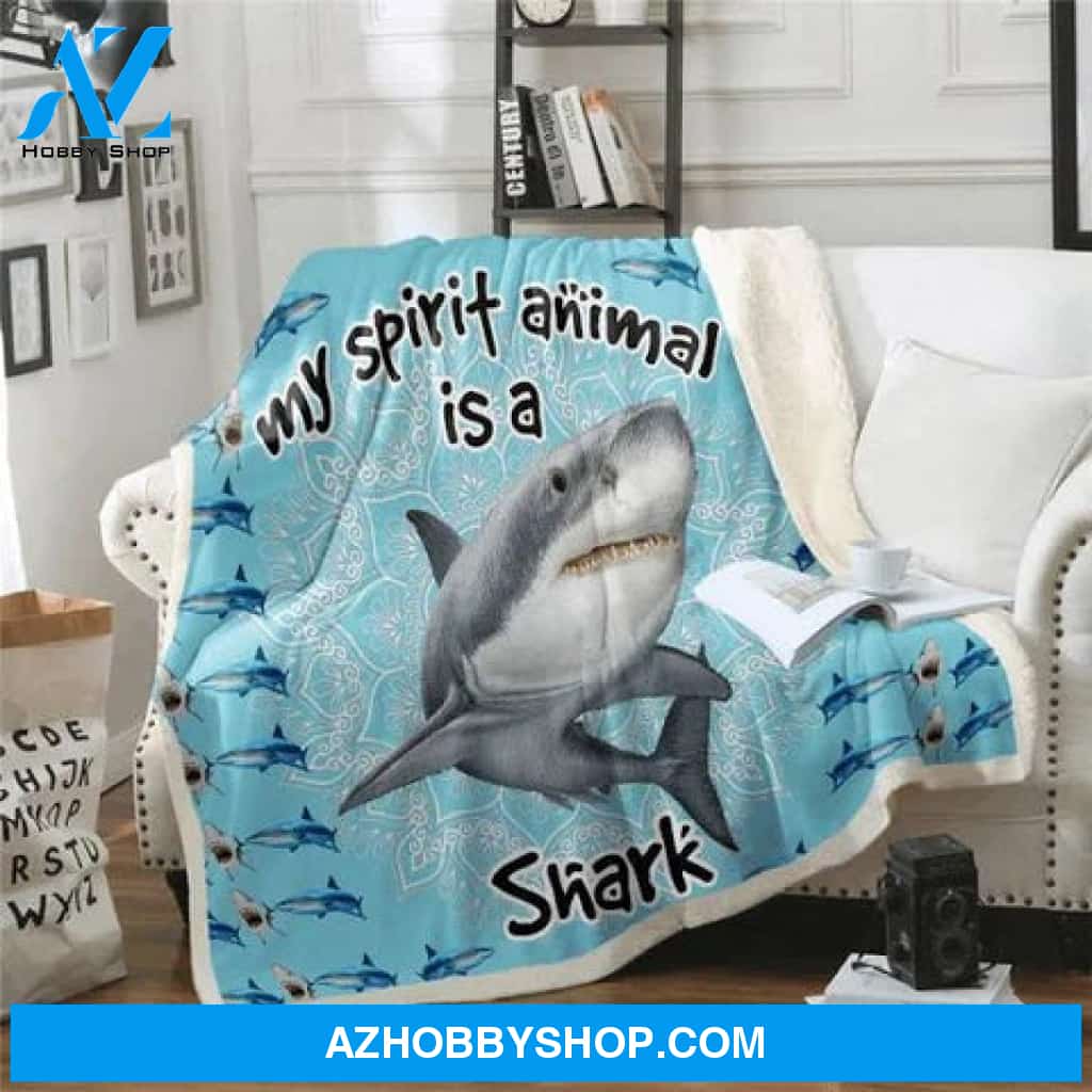 Shark Animal Blanket, Fleece Blanket Throw Blanket