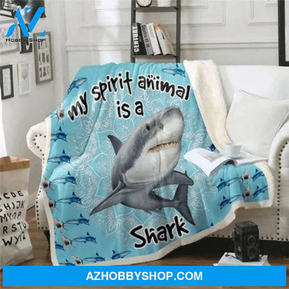 Shark Animal Blanket, Fleece Blanket Throw Blanket