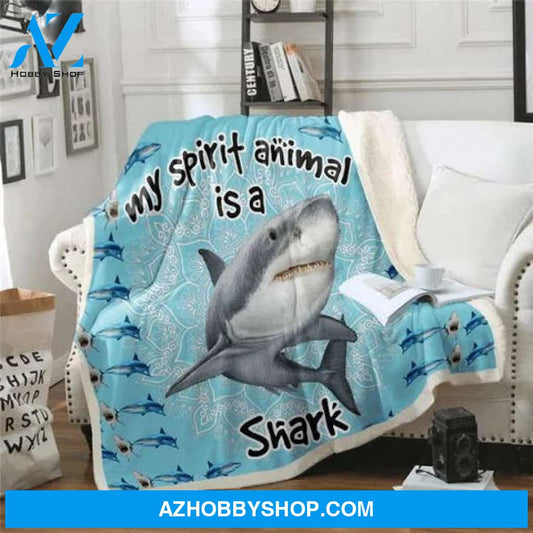 Shark Animal Blanket, Fleece Blanket Throw Blanket