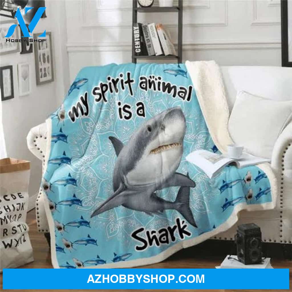 Shark Animal Blanket, Fleece Blanket Throw Blanket