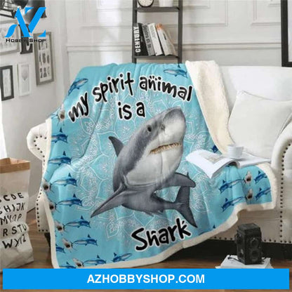Shark Animal Blanket, Fleece Blanket Throw Blanket