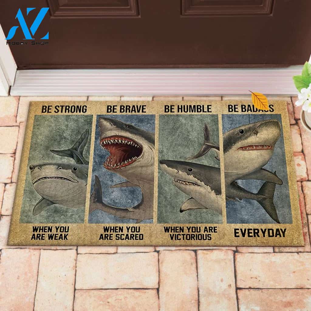 Shark Doormat Full Printing | Welcome Mat | House Warming Gift