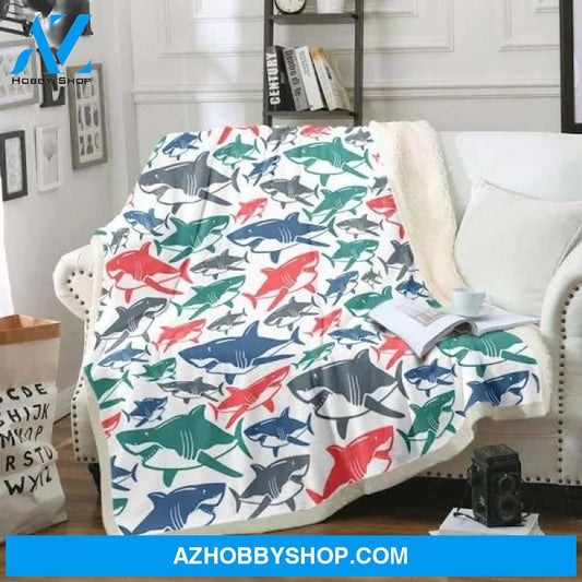 Shark Fleece Blanket