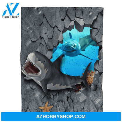 Shark Fleece Blanket