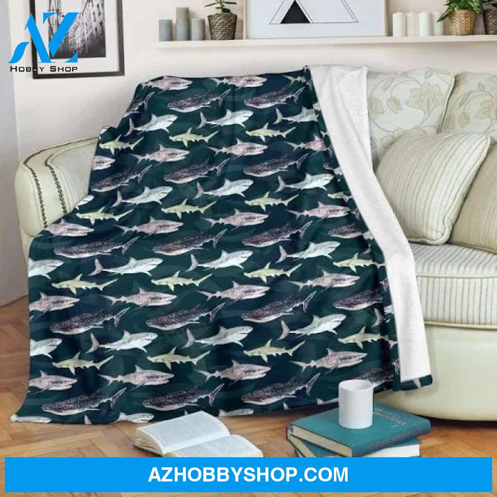 Shark Fleece Blanket