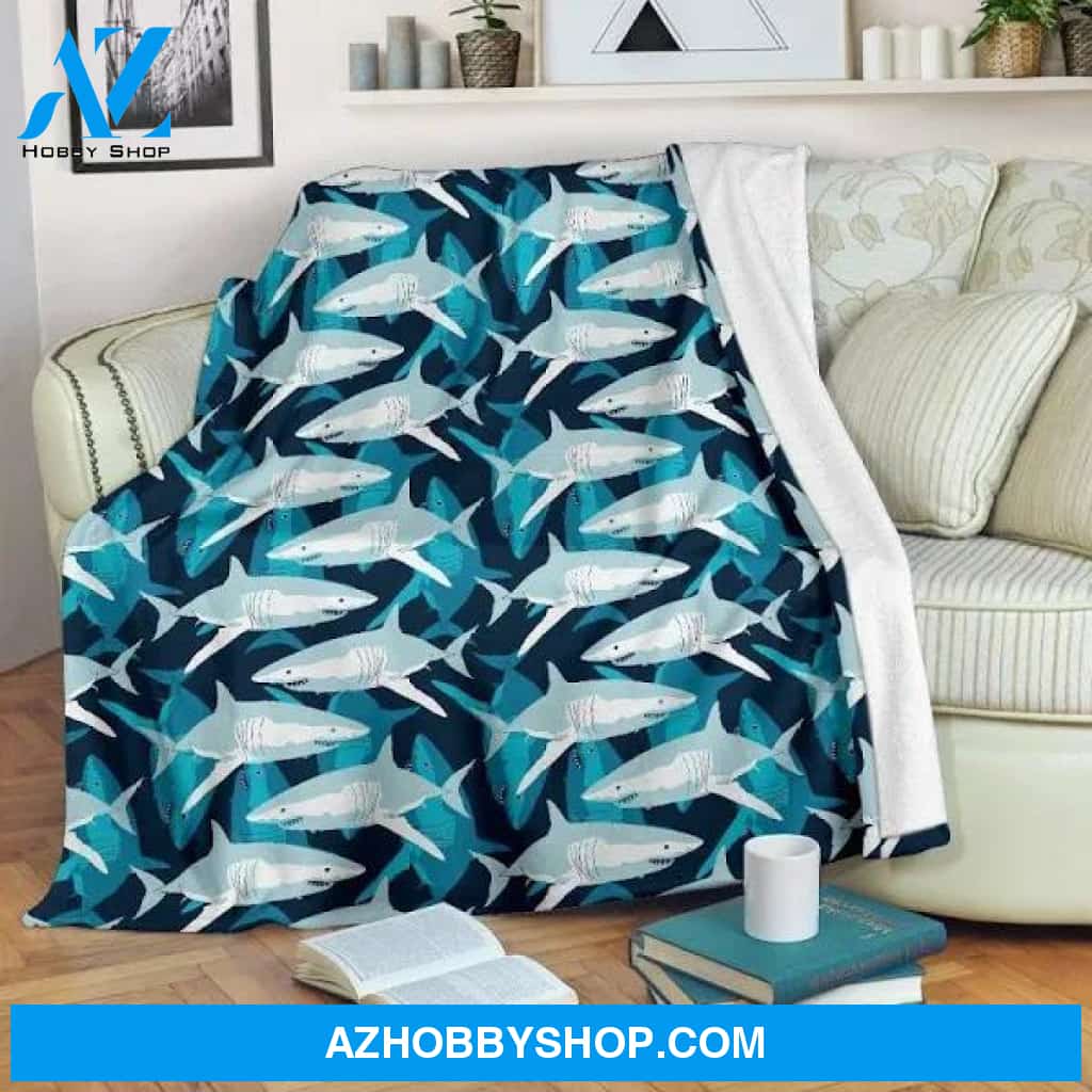 Shark Fleece Blanket