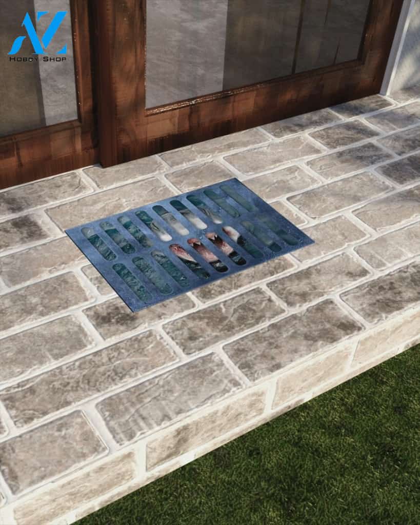 Shark UNDER YOUR FEET Indoor And Outdoor Doormat Warm House Gift Welcome Mat Gift For Guitar Lovers Birthday Gift Gift For Shark Lovers