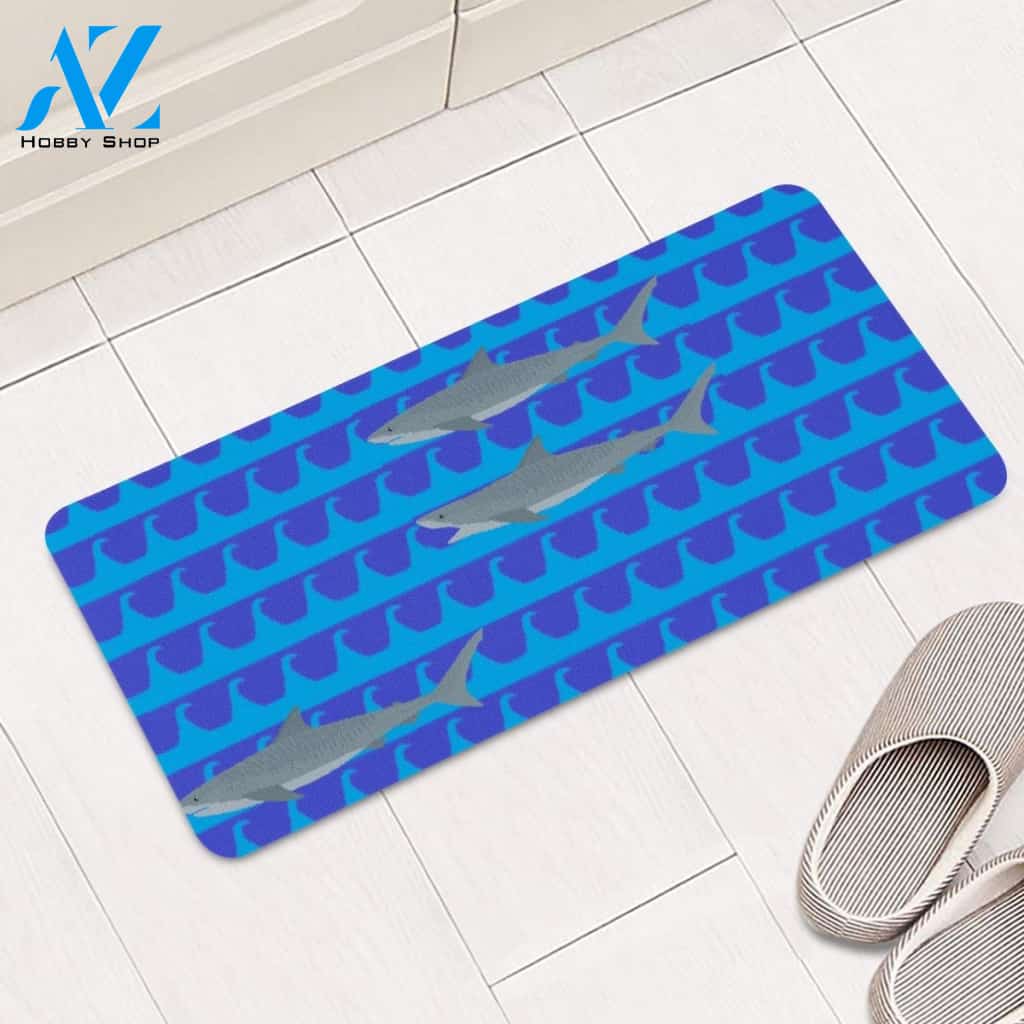 Sharks Rectangular Doormat