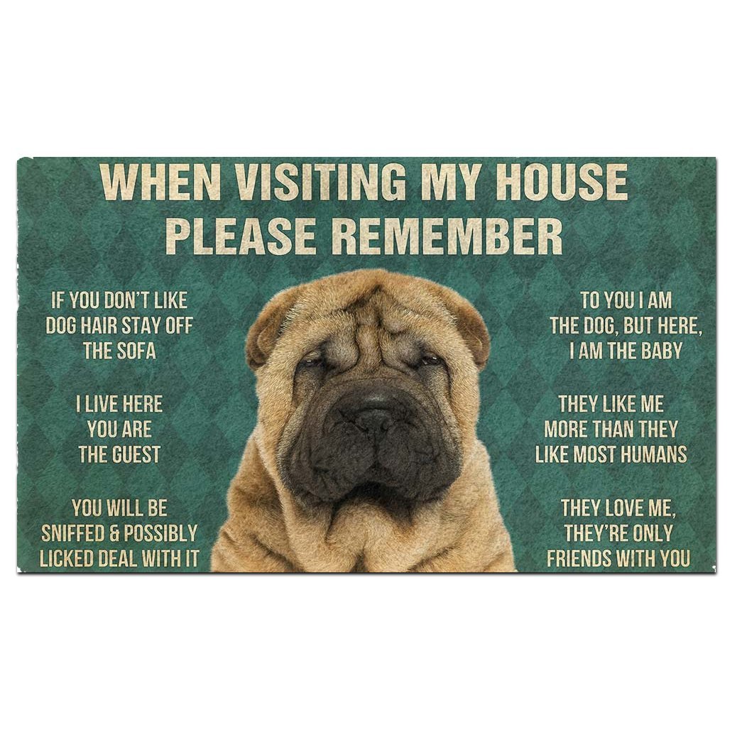 Sharpei's Rules Doormat