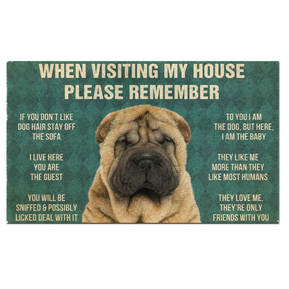 Sharpei's Rules Doormat