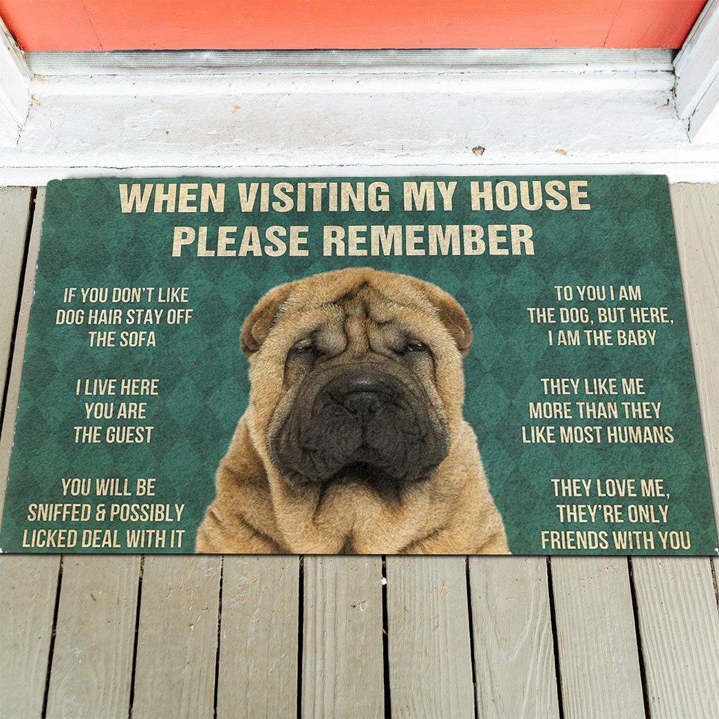 Sharpei's Rules Doormat