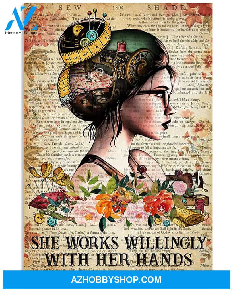 She Works Willingly With Her Hands Wall Decor