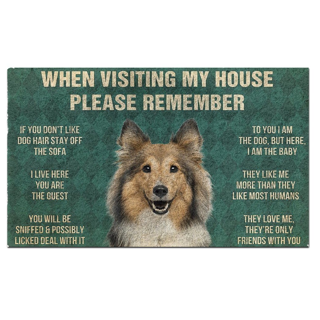 Sheltie's Rules Doormat