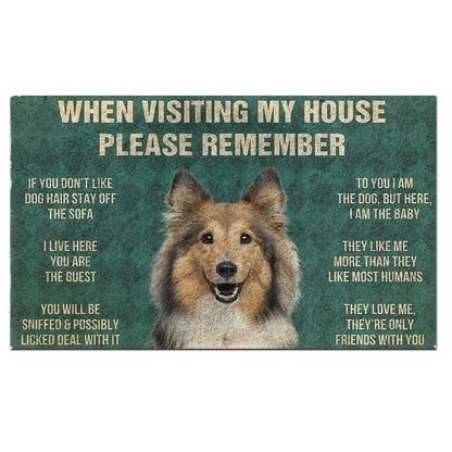 Sheltie's Rules Doormat