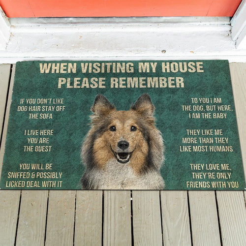 Sheltie's Rules Doormat