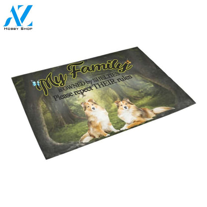 TD Shelties Rules Doormat | WELCOME MAT | HOUSE WARMING GIFT
