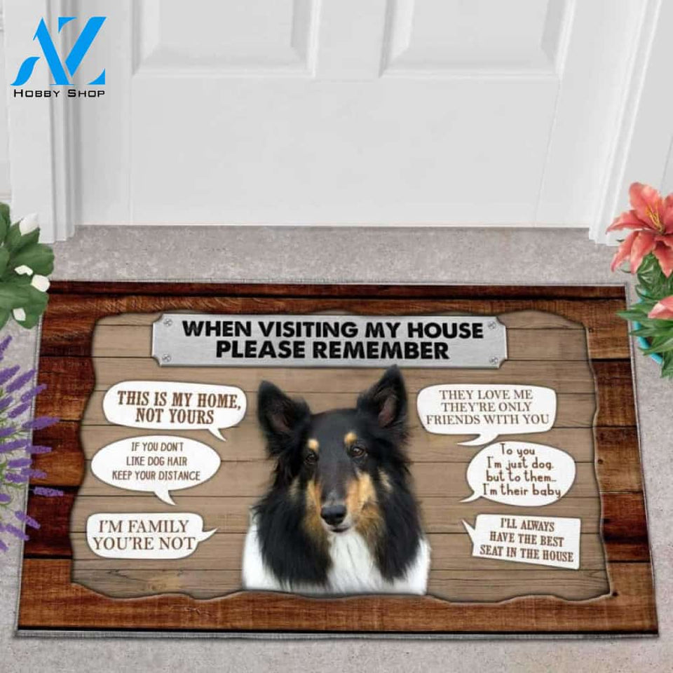 Shetland Sheepdog 1 Visiting My House Doormat