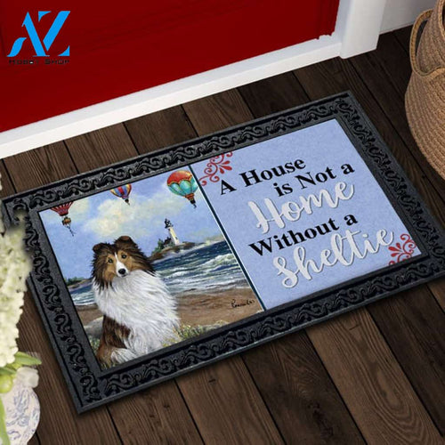 Shetland Sheepdog Air Fair House Not A Home Doormat