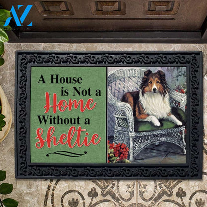 Shetland Sheepdog Patio Jewel Doormat - 18" x 30"