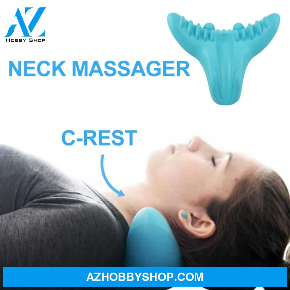 Shiatsu Massage Pillow C-Rest Neck And Cervical Spine Relaxation Muscle Memory Foam