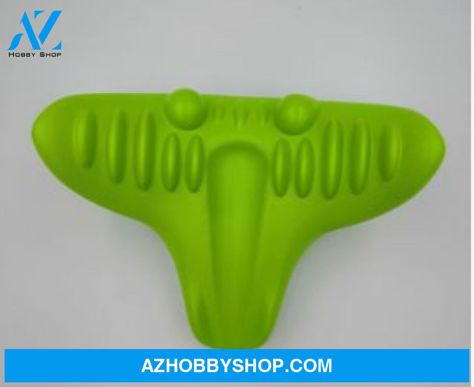 Shiatsu Massage Pillow C-Rest Neck And Cervical Spine Relaxation Muscle Memory Foam Green