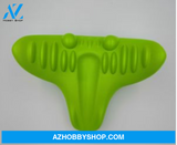 Shiatsu Massage Pillow C-Rest Neck And Cervical Spine Relaxation Muscle Memory Foam Green