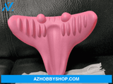 Shiatsu Massage Pillow C-Rest Neck And Cervical Spine Relaxation Muscle Memory Foam Pink