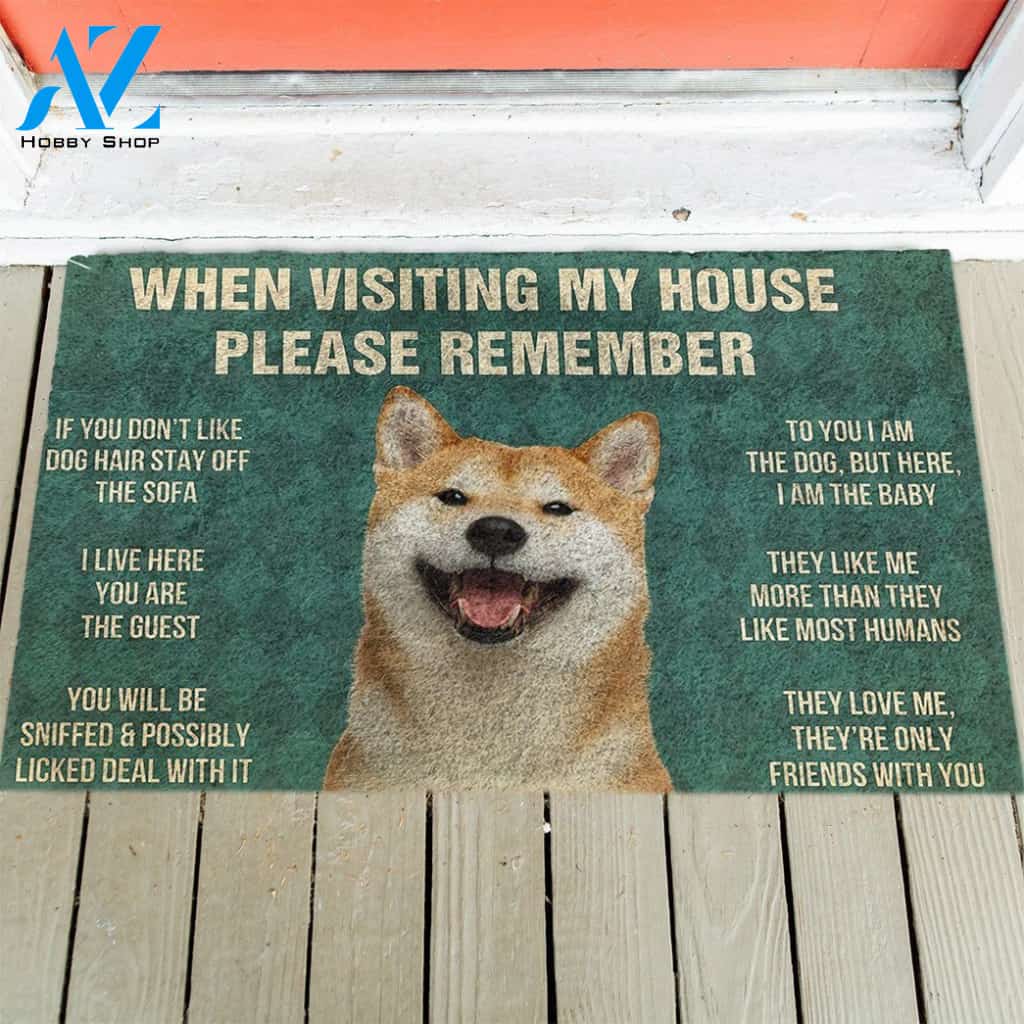 Shiba Inu's Rules Doormat