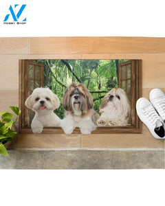 Shih Tzu Dog Doormat Welcome Mat Housewarming Gift Home Decor Funny Doormat Best Gift Idea For Dog Lovers Birthday Gift
