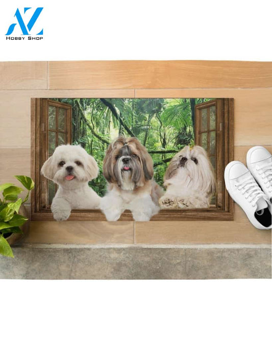 Shih Tzu Dog Doormat Welcome Mat Housewarming Gift Home Decor Funny Doormat Best Gift Idea For Dog Lovers Birthday Gift