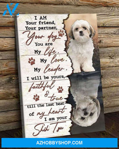 Shih Tzu - I'm your amazing Shih Tzu Dog Portrait Canvas Prints, Wall Art