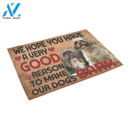 Shih Tzu Make Our Dogs Bark Doormat Indoor And Outdoor Mat Entrance Rug Sweet Home Decor Housewarming Gift Gift For Friend Family Stem Feminist