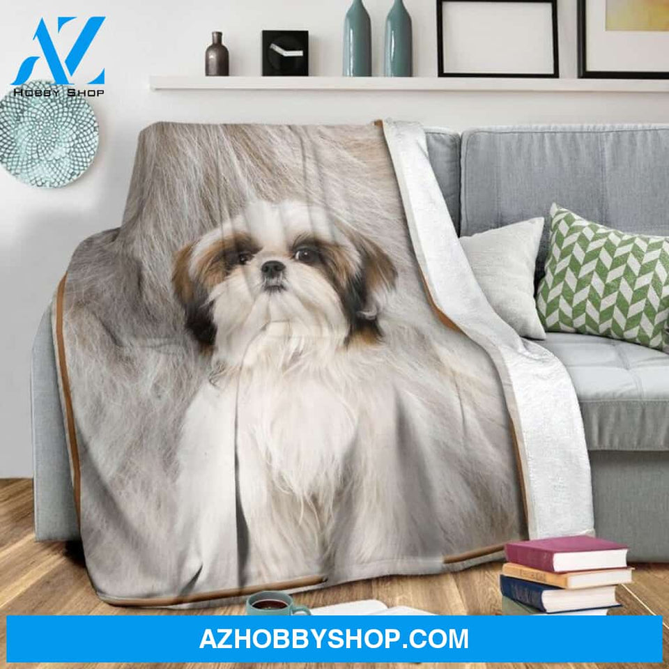SHIHTZU CLASSIC BLANKET Gift For Mom Shihtzu Lover Family Friend Birthday Gift Home Decor Bedding Couch Sofa Soft And Comfy Cozy