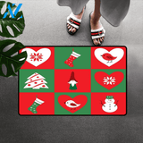Shoes At The Door Beautiful Christmas Doormat Welcome Mat Housewarming Home Decor Funny Doormat Gift Idea